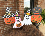 Bougie Boo Ghost Halloween -  Corrugated Coroplast Yard Stake