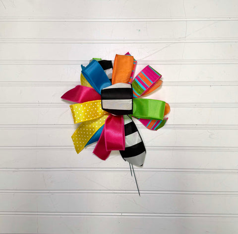 Spring-Bow - Small Puff-You choose colors!!