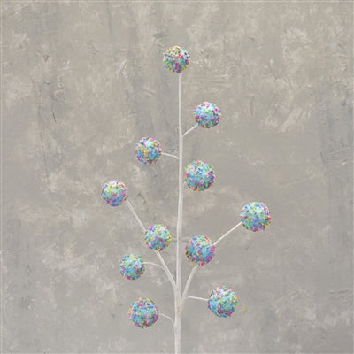 27" Sprinkle Covered Ball Spray - Blue