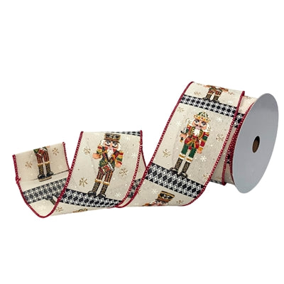 Harlequin Nutcracker Wired Ribbon - 2.5" x 10yds
