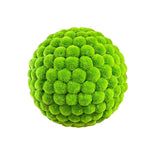 7.88" Mini Pom Pom Ball Ornament - Lime Green