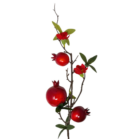 23" Pomegranate Stem - Red