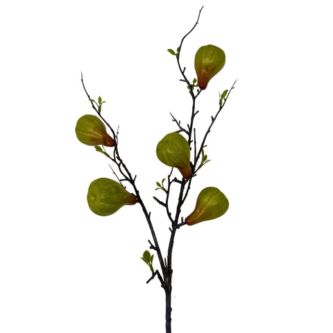 32" Faux Fig Branch - Green