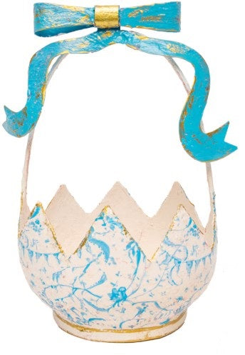 Chinoiserie Easter Basket - Blue