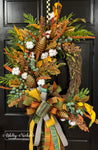 Elegant Pinecones & Berries Fall Wreath