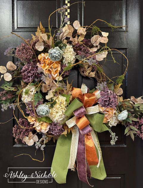 Enchanting Fall Garden Wreath
