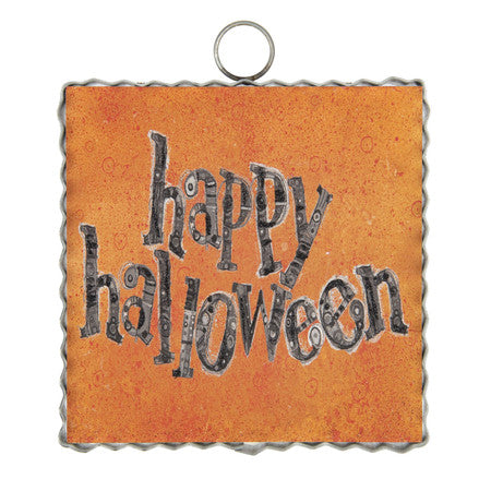 Mini "Happy Halloween" Print Charm