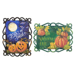 Reversible "Welcome Fall/Trick or Treat" Sign
