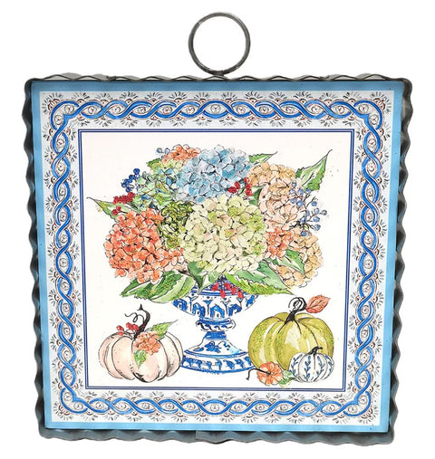 Mini Art Autumn Hydrangea Print Charm