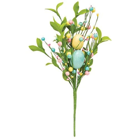 16" Easter Eggs & Herbs Leaves