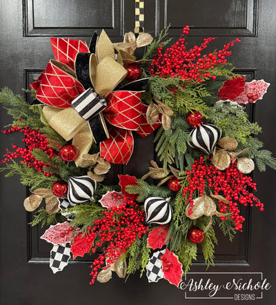 Festive Flair Christmas Wreath