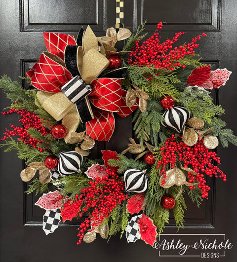 Festive Flair Christmas Wreath