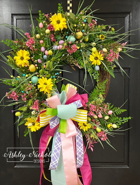 Fields in Springtime Wreath