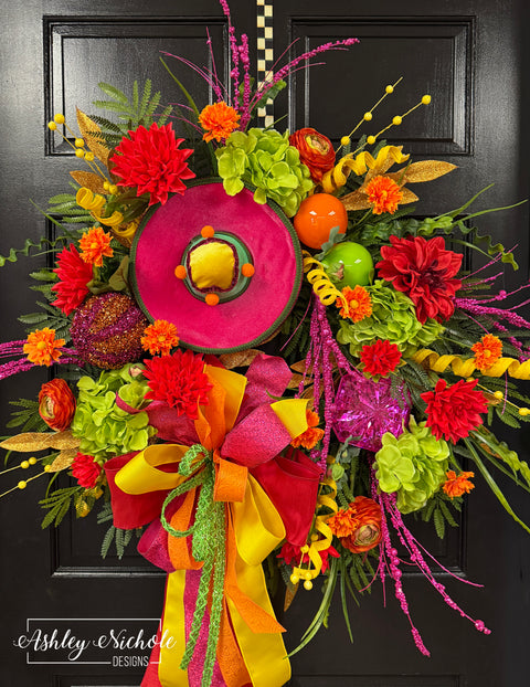 Fiesta de Colores Wreath (OVERSIZED)