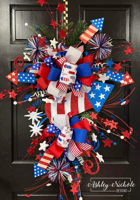 Firecrackers & Freedom Teardrop Swag