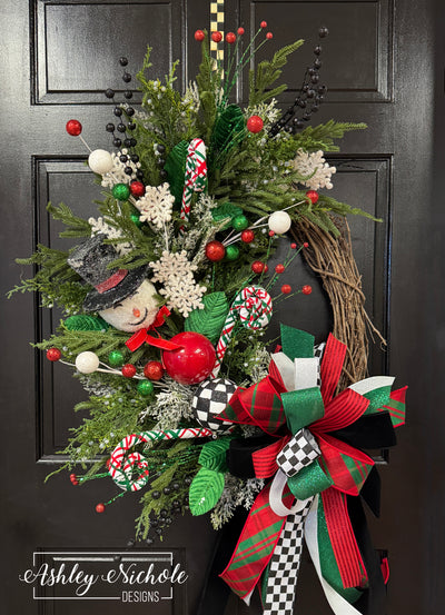 Frosty Classy Christmas Wreath