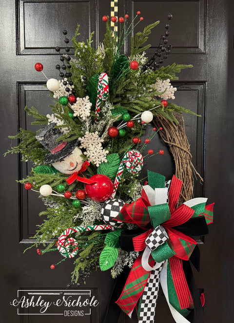 Frosty Classy Christmas Wreath