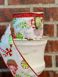 Christmas Candy Wired Ribbon - 2.5" x 10yds