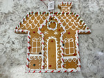 12" GINGERBREAD HOUSE ORNAMENT