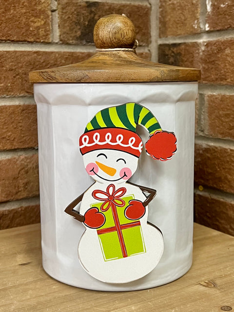 Cheery Snowman CHRISTMAS - Mini Piece (Magnet/Velcro)