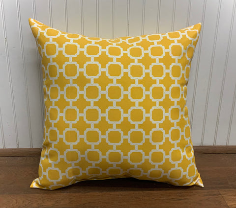Outdoor Pillow - Hockley Banana Yellow