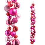 4' Pink Ornament Ball Garland