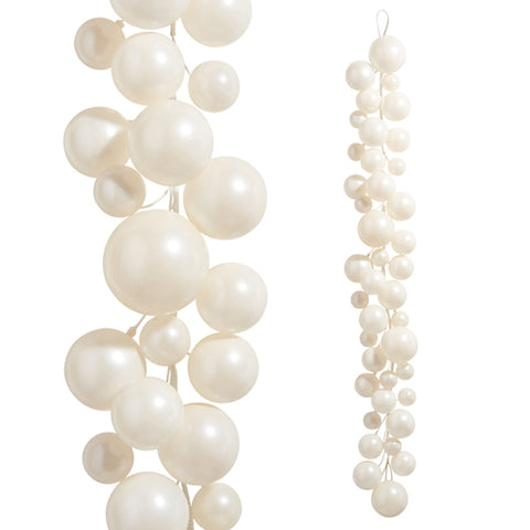 4' Pearl Ornament Ball Garland