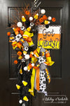 "Got Candy?" Halloween Oval Wreath