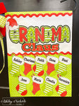 Grandma Claus Family (Customizable) Garden Vinyl Flag