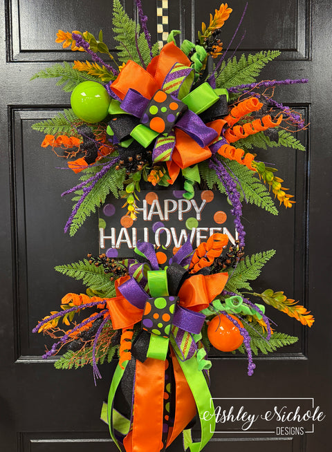 Happy Halloween Whimsy Wreath