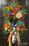 Beauty of Autumn's Harvest Bouquet Wreath