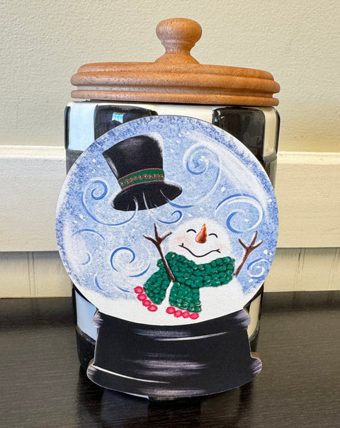 Snow Much Fun Snow Globe - Winter Mini Piece (Magnet/Velcro)