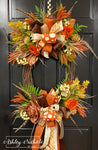 Bountiful Blessings Fall Bouquet Wreath