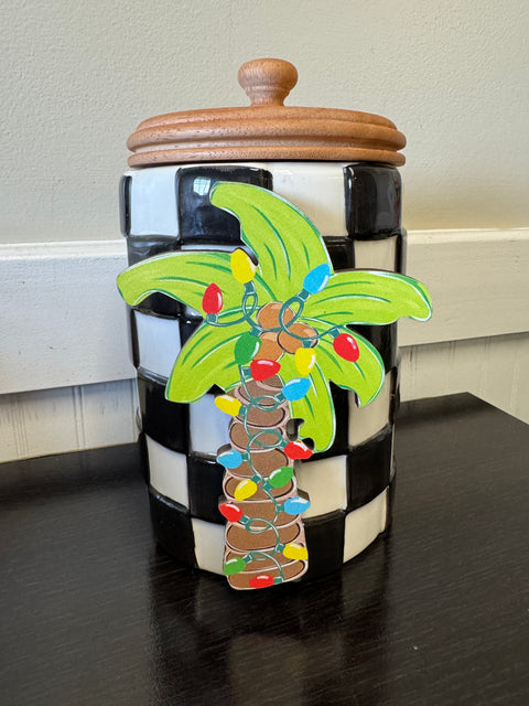 Palm Tree - Christmas - Christmas Mini Piece (Magnet/Velcro)