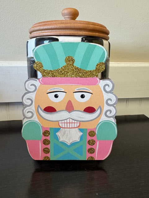 Pastels & Golds Nutcracker - Christmas Mini Piece (Magnet/Velcro)