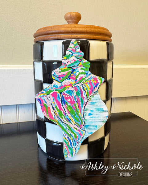 Abstract Conch Shell - Mini Piece (Magnet/Velcro)