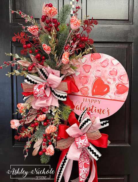 **My Heart is Falling for YOU - Valentine Wreath **