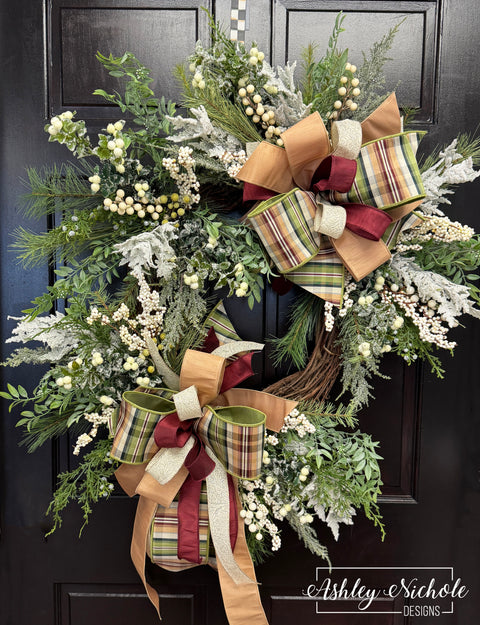 Woodland and Berries Winter Wreath