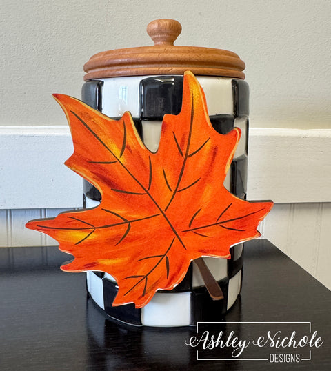 Fall Leaf - Mini Piece (Magnet/Velcro)