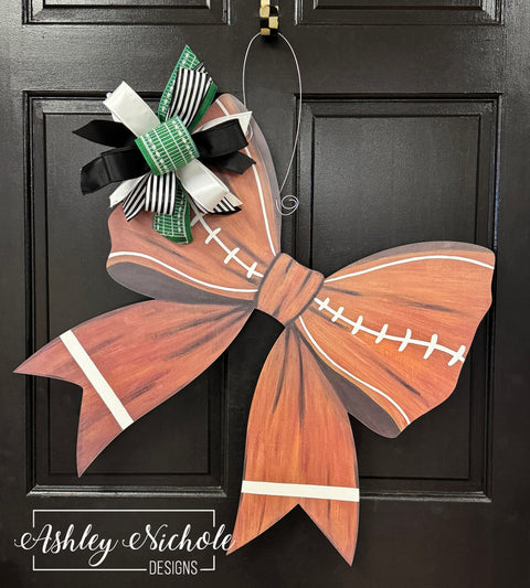 Touchdown Bow - Football - UV Door Hanger