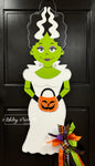 Bride of Frankenstein - Oversized - Halloween Door Hanger