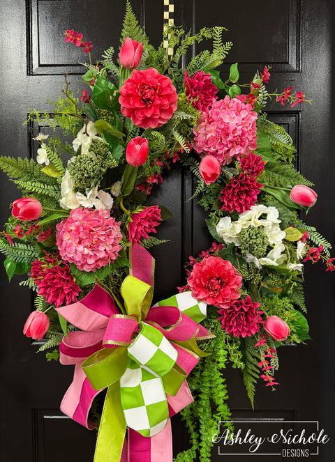 *READY to SHIP* - Garden Glam Floral Wreath