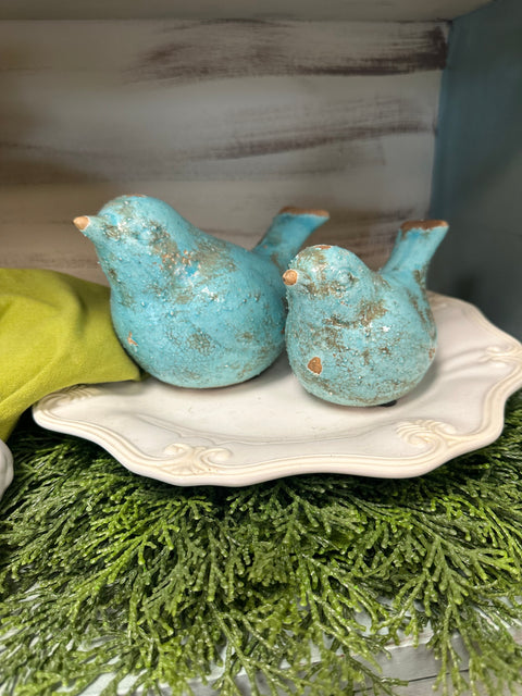 TERRACOTTA BIRD - Choose from 2 sizes