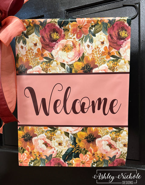 Harvest Blossoms - Vinyl Garden Flag