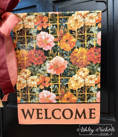Autumn Bloom - Vinyl Garden Flag