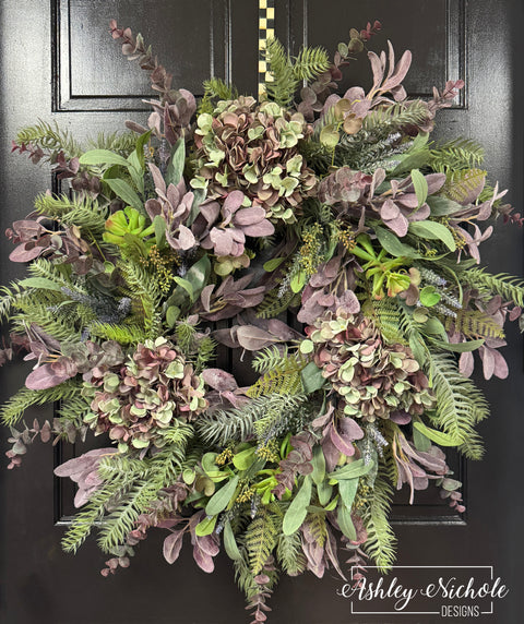 Botanical Bliss Round Wreath (Oversized)