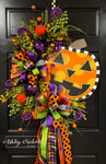 Jack-O-Lantern Wreath