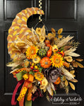 Thanksgiving Cornucopia Door Piece