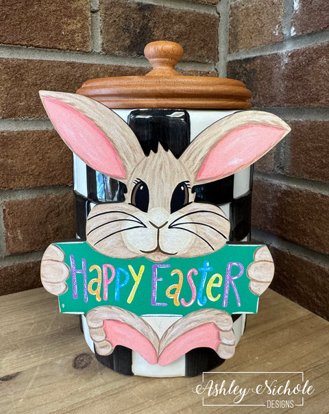 Sweet Cheeks Easter Bunny - Easter - Mini Piece (Magnet/Velcro)