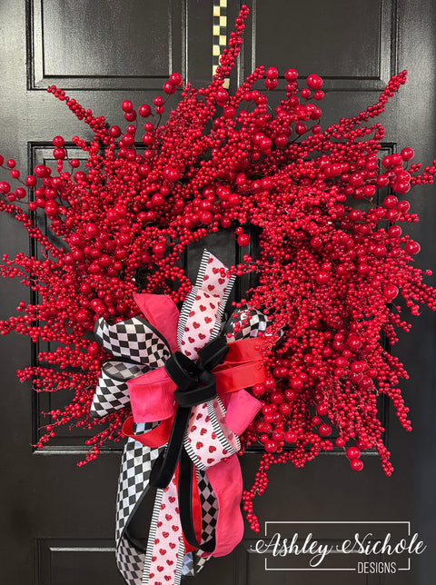 **I Love You Berry Much Wreath **